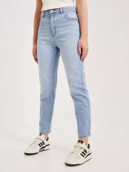 Abrand Jeans - Blue - High Waist Jeans - Nelly GOOFASH
