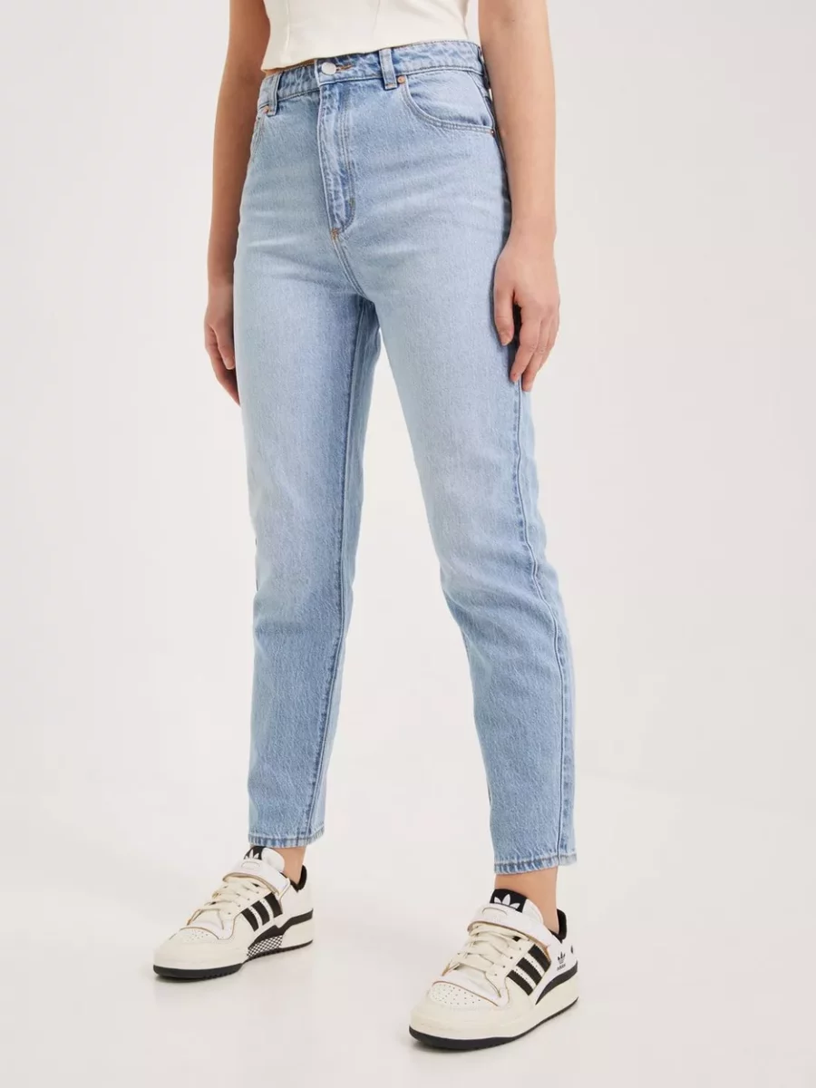 Abrand Jeans - Blue - High Waist Jeans - Nelly GOOFASH