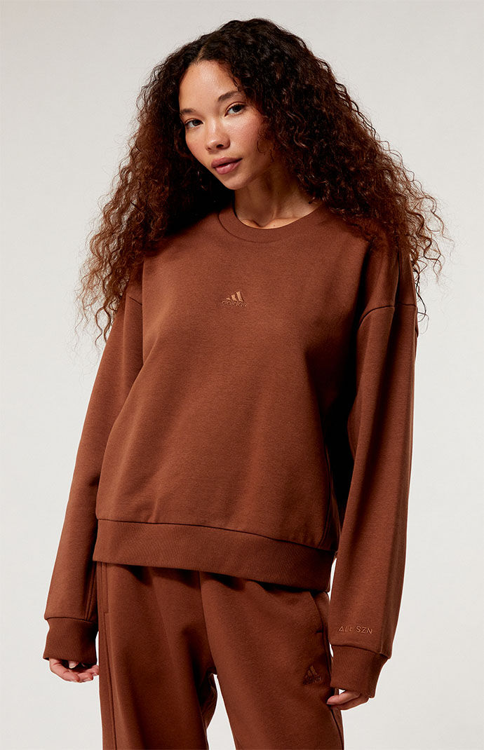 Adidas - Sweatshirt in Brown for Woman from Pacsun GOOFASH