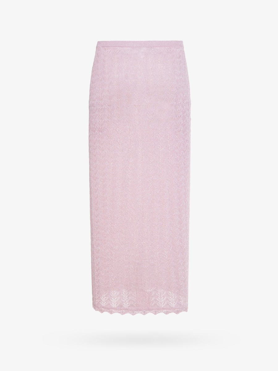 Alessandra Rich - Skirt - Pink - Nugnes - Ladies GOOFASH