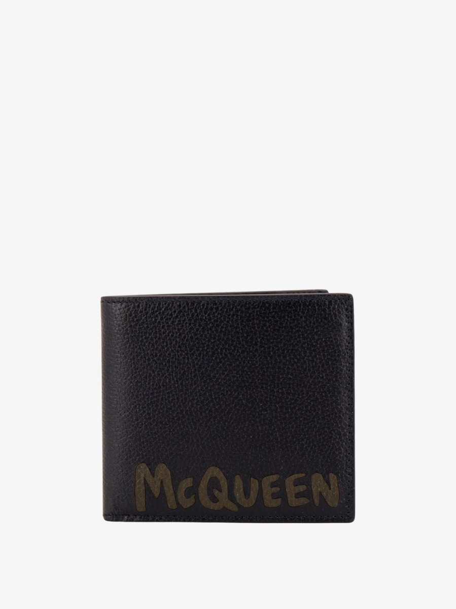 Alexander Mcqueen Men's Black Wallet at Nugnes GOOFASH