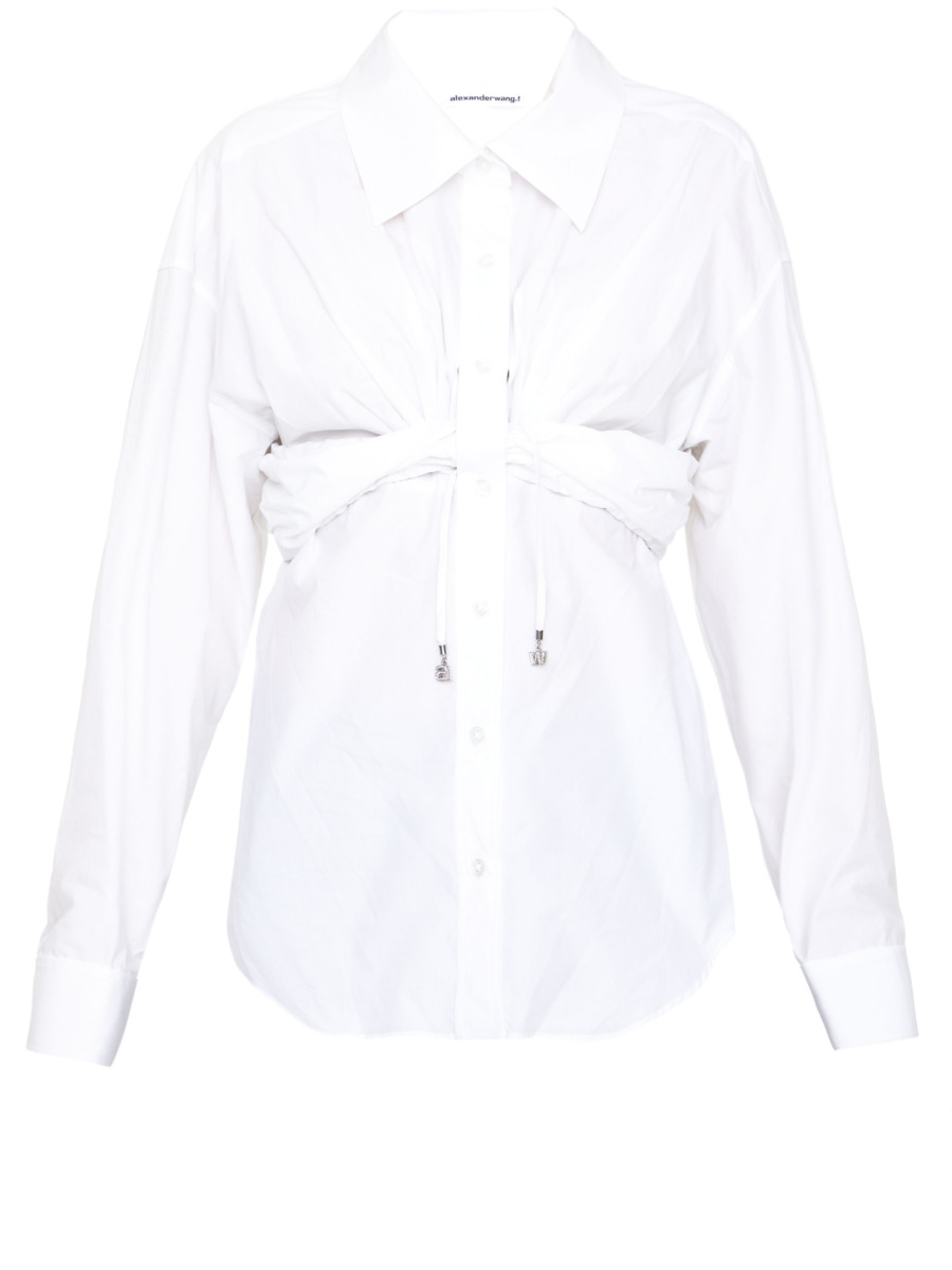 Alexander Wang White Lady Shirt - Leam GOOFASH