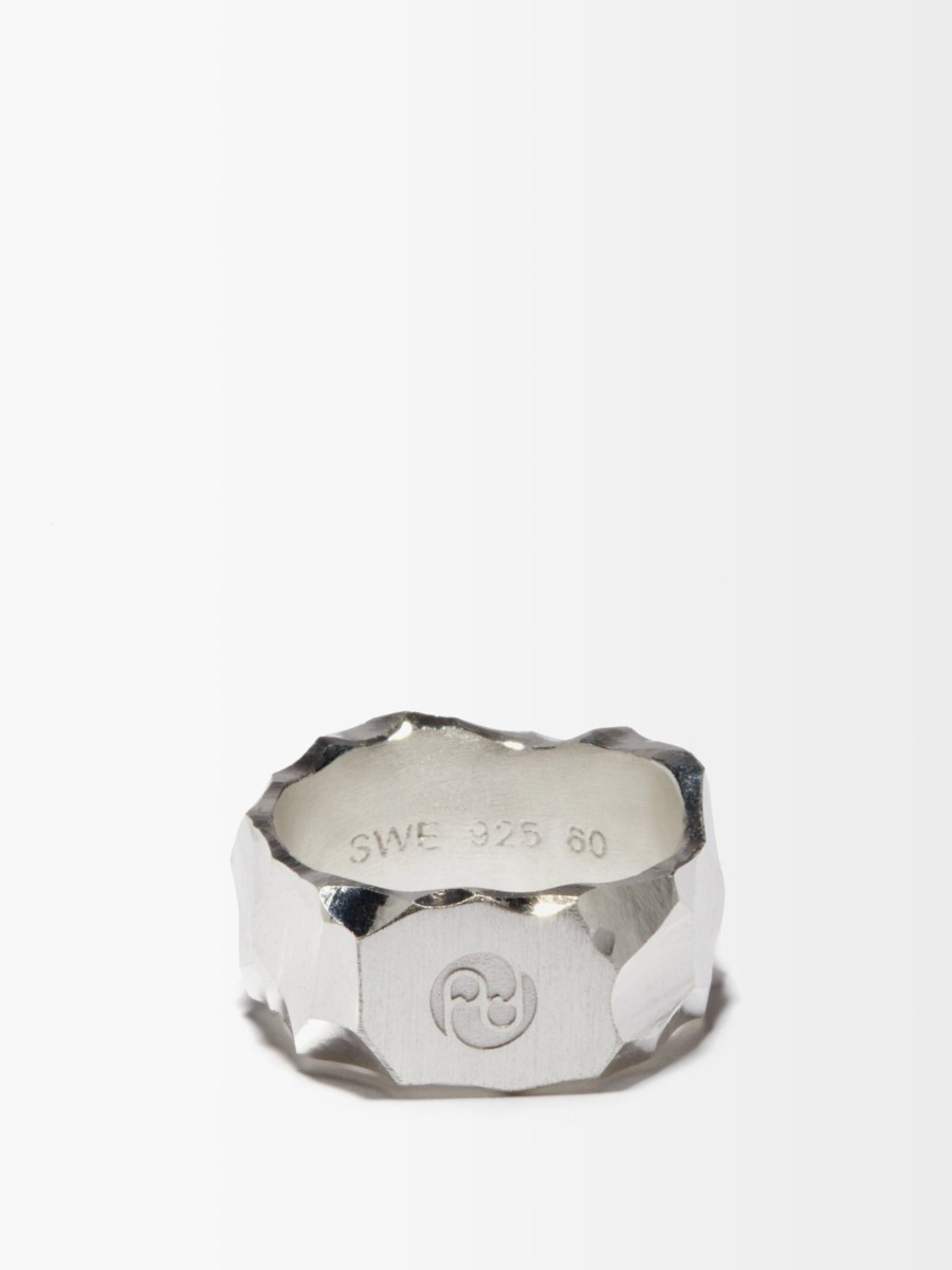 All Blues Men's Ring Silver from Matches Fashion GOOFASH
