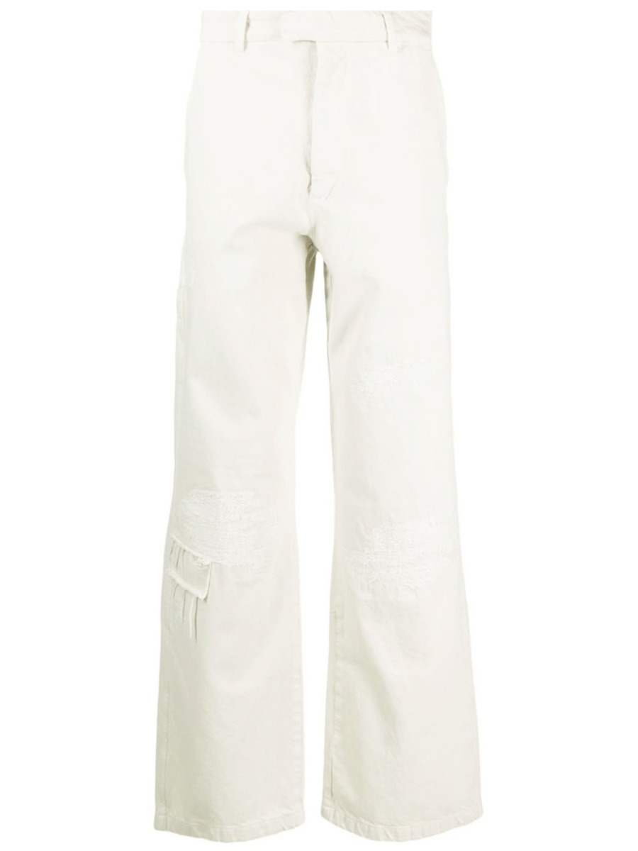Amiri Gents Jeans in White at Leam GOOFASH