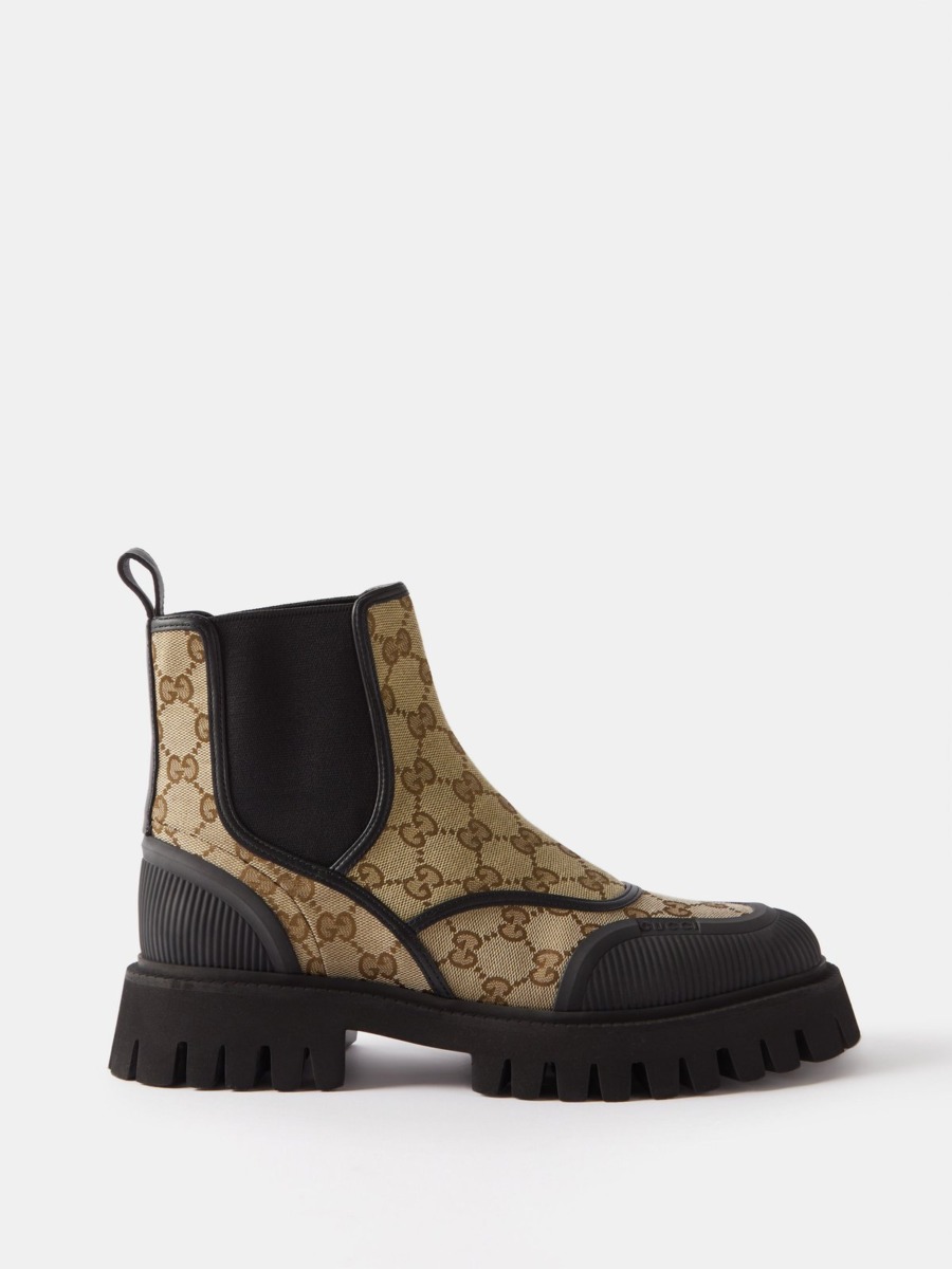 Ankle Boots Black Gucci Matches Fashion GOOFASH