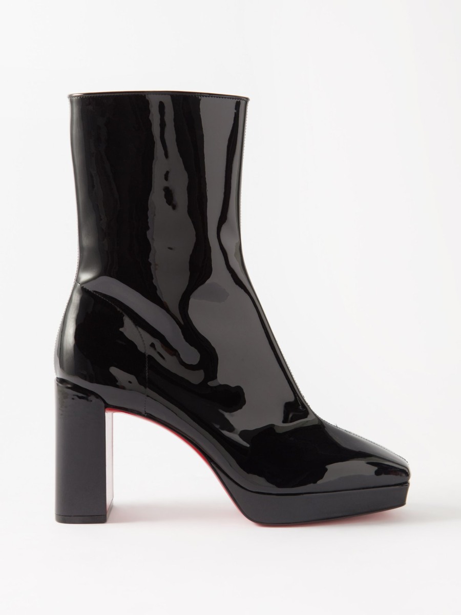 Ankle Boots Black Matches Fashion - Christian Louboutin GOOFASH