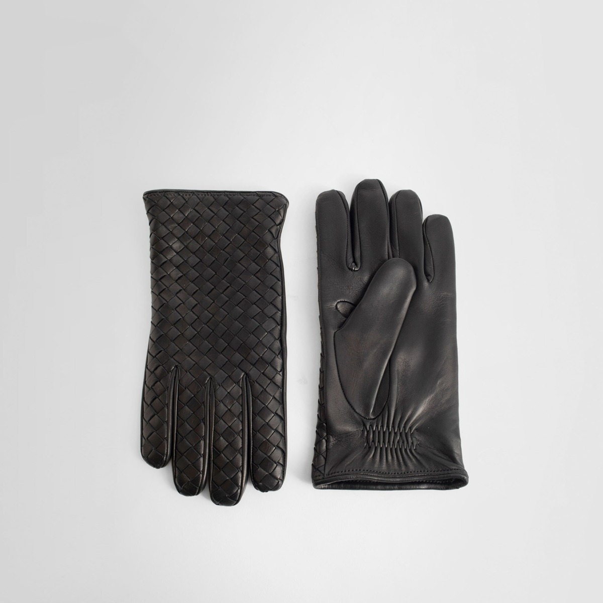 Antonioli - Black Gents Gloves - Bottega Veneta GOOFASH