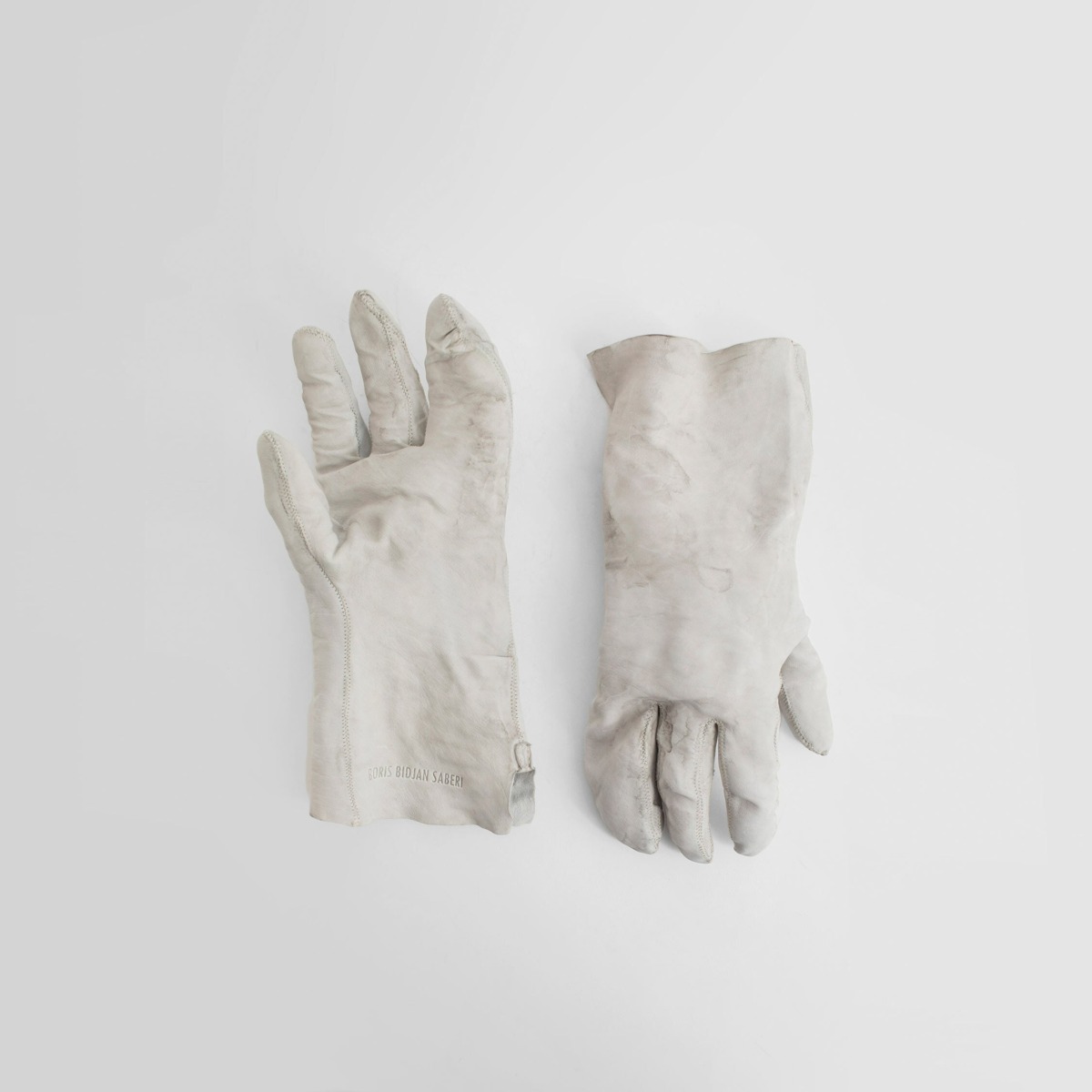 Antonioli - Grey Men's Gloves - Boris Bidjan Saberi GOOFASH