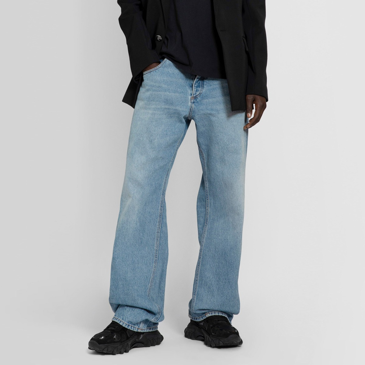 Antonioli Jeans in Blue - Balmain GOOFASH