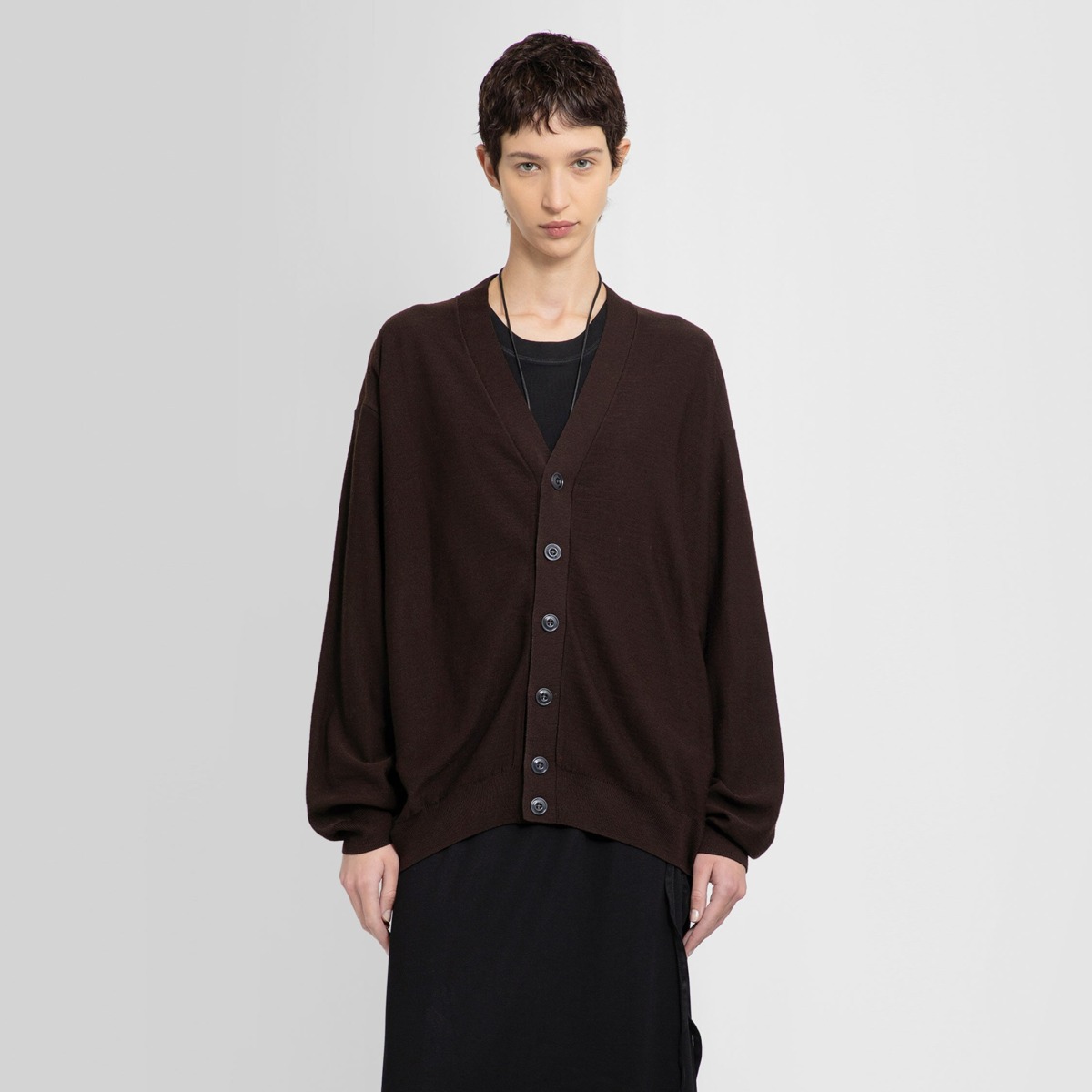 Antonioli - Knitwear in Brown - Lemaire Woman GOOFASH