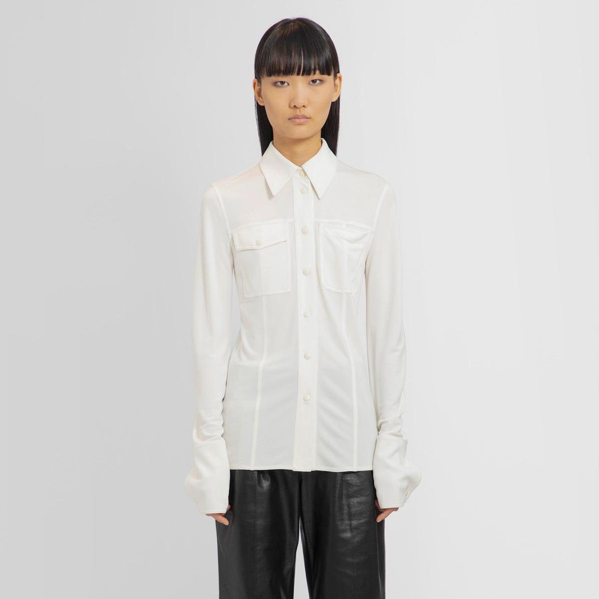Antonioli Ladies Shirt White from Helmut Lang GOOFASH