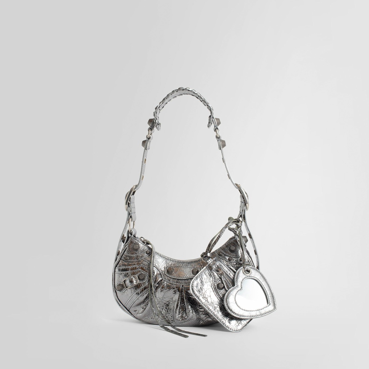 Antonioli Lady Silver Shoulder Bag from Balenciaga GOOFASH