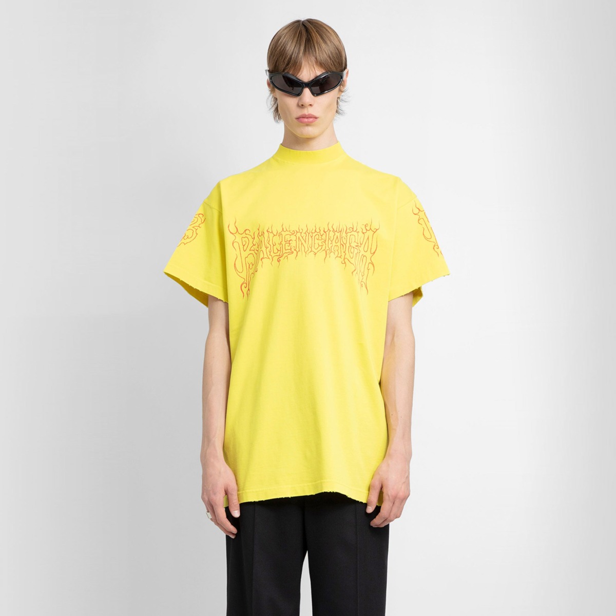 Antonioli Man T-Shirt Yellow by Balenciaga GOOFASH