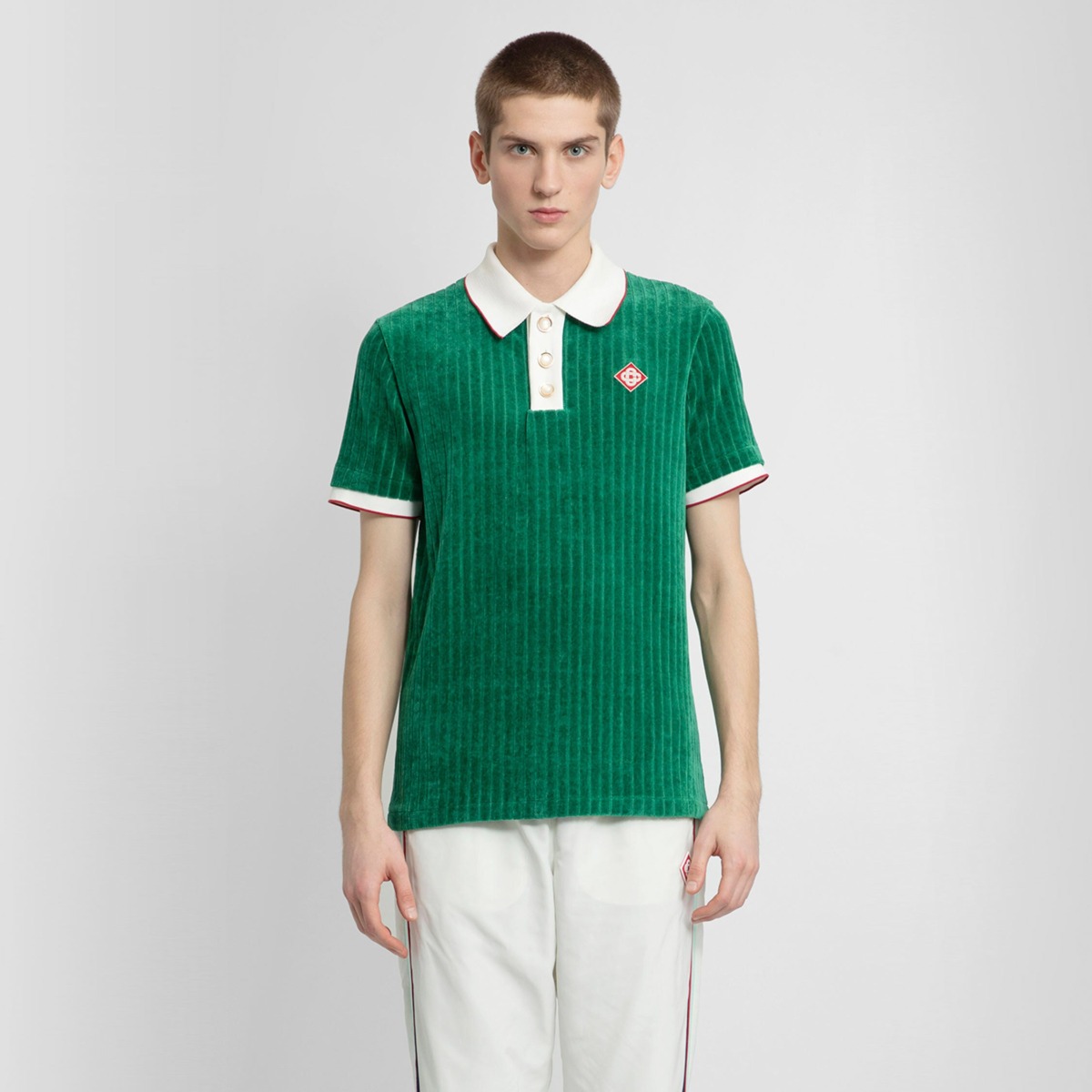 Antonioli - Mens T-Shirt in Green - Casablanca GOOFASH