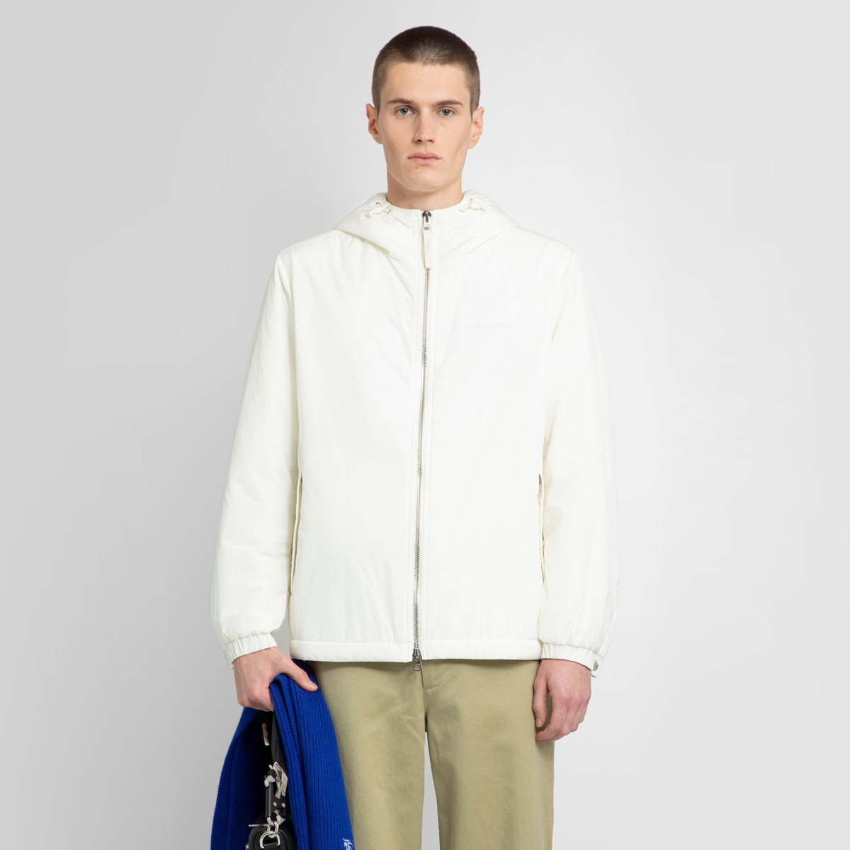 Antonioli - Mens White Jacket from Burberry GOOFASH
