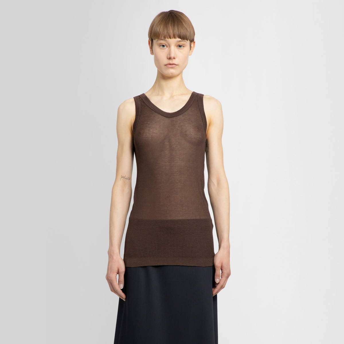 Antonioli - Tank Top Brown for Women by Lemaire GOOFASH