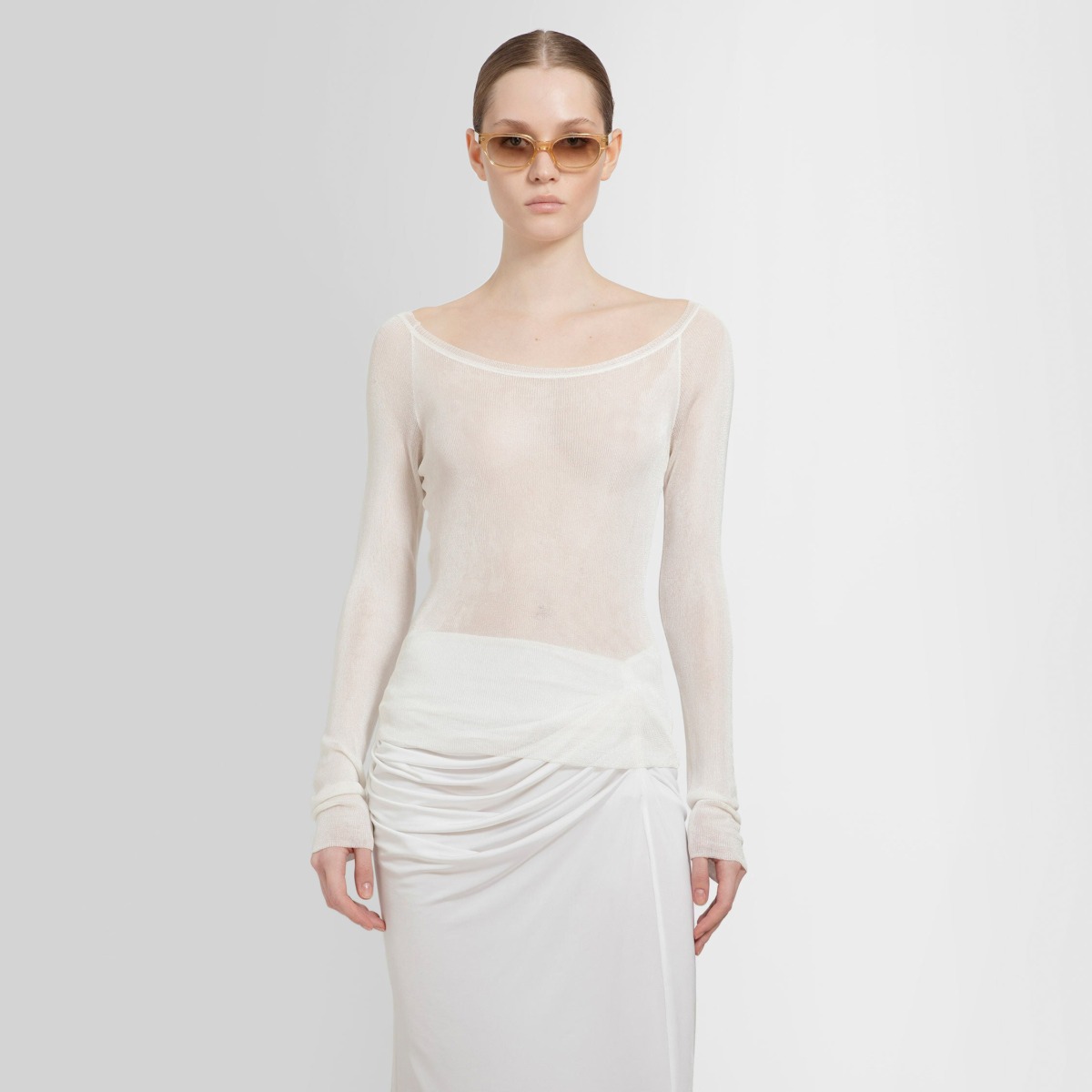 Antonioli - White - Knitwear GOOFASH