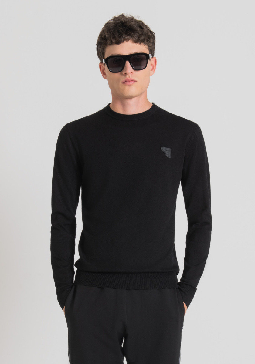 Antony Morato - Men Knitted Sweater Black GOOFASH