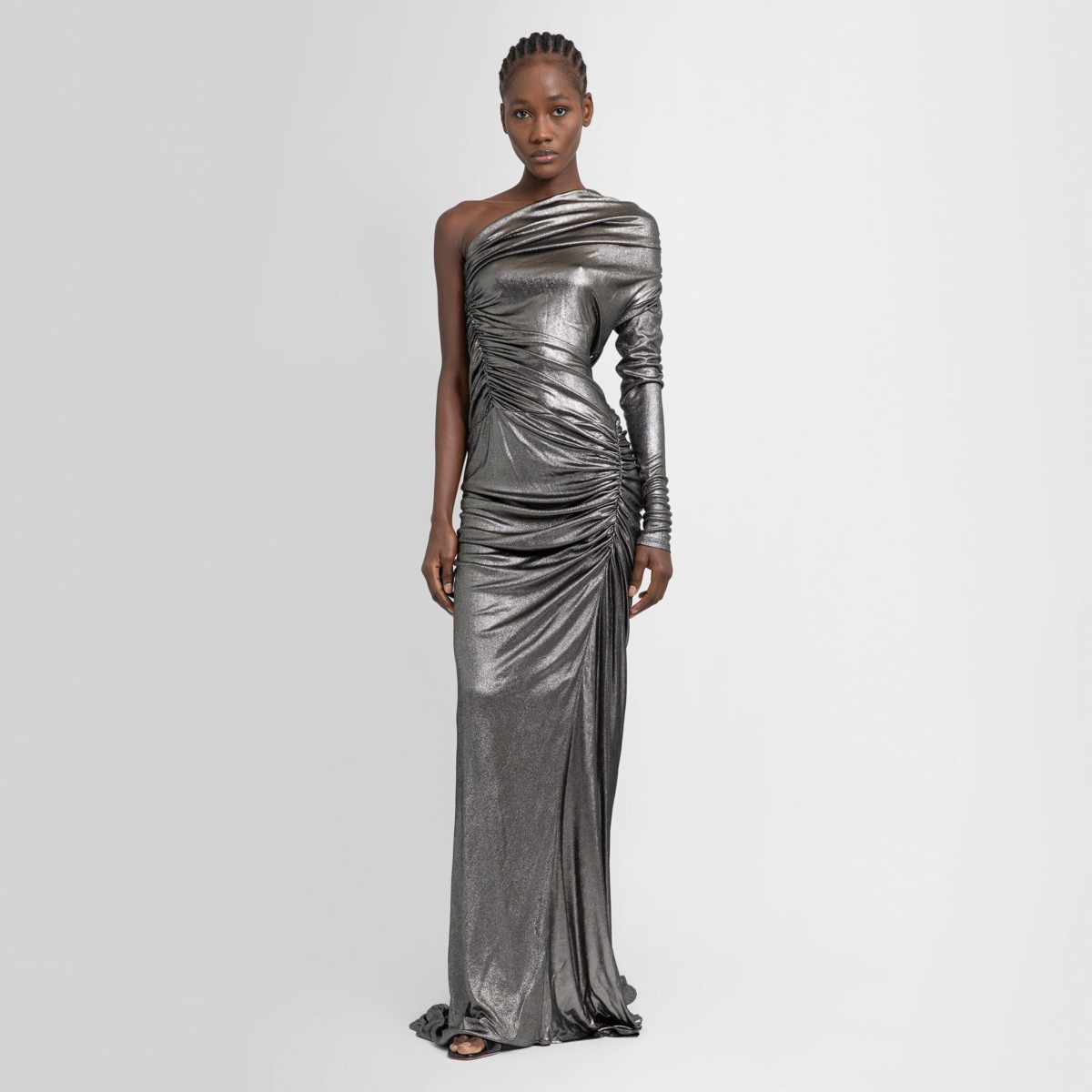 Atlein Lady Silver Dress by Antonioli GOOFASH