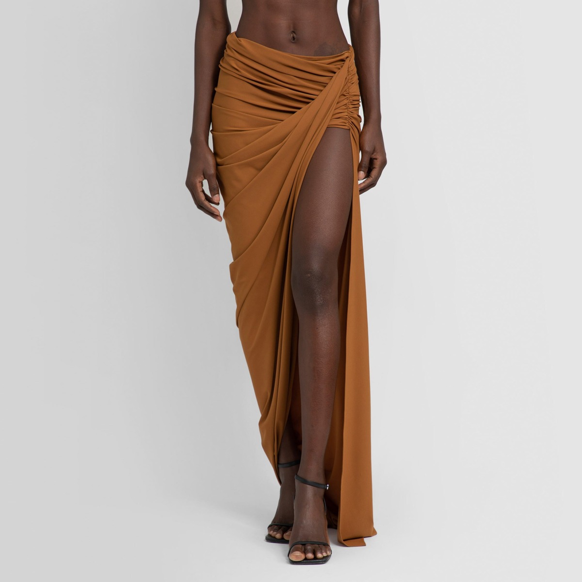 Atlein Women's Orange Skirt by Antonioli GOOFASH