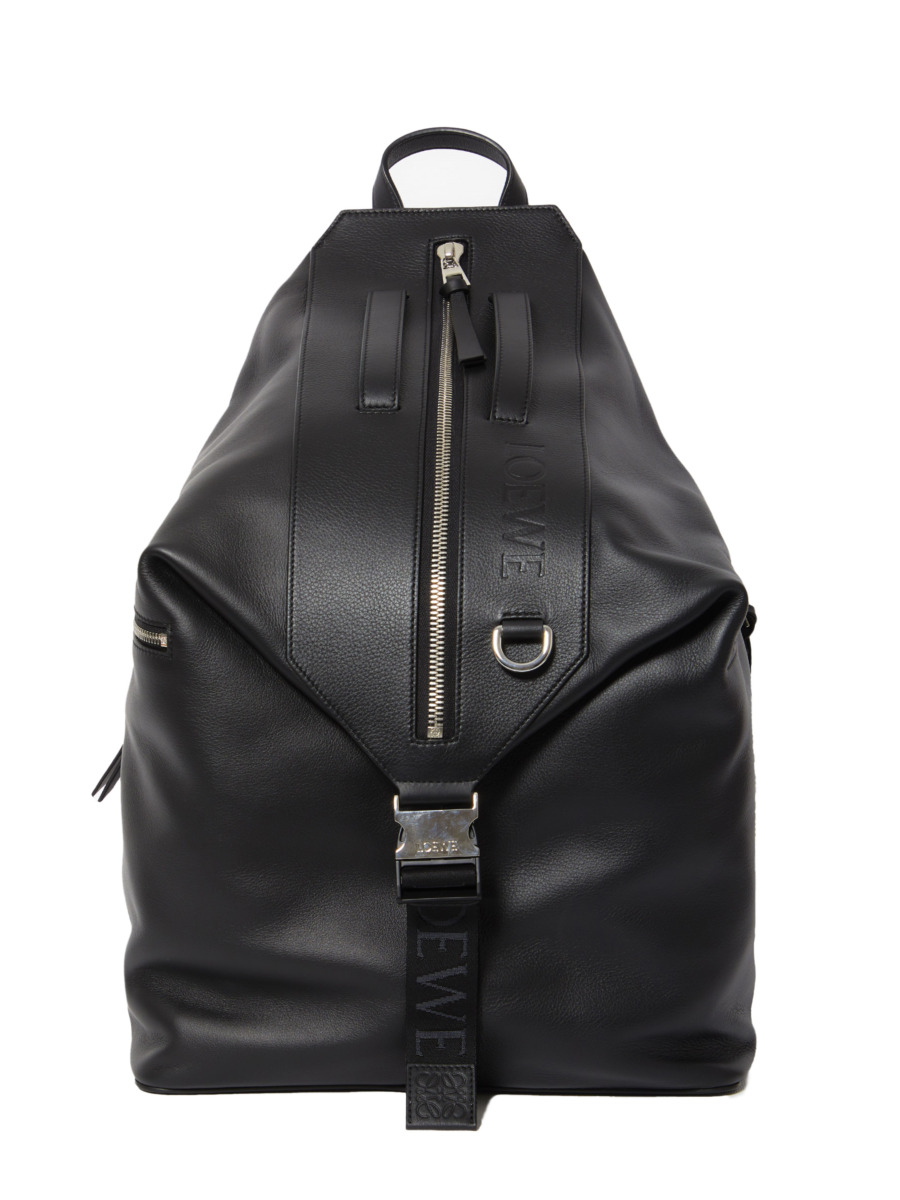 Backpack in Black Loewe Leam Man GOOFASH