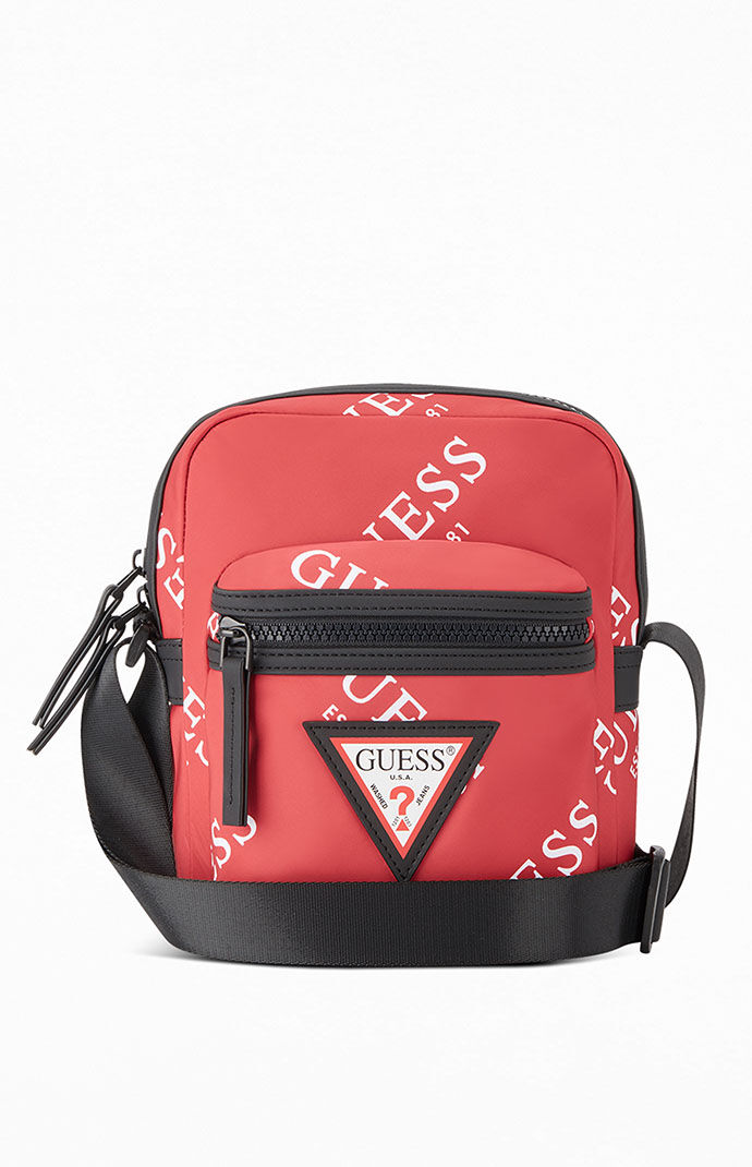Bag in Red Guess Pacsun GOOFASH