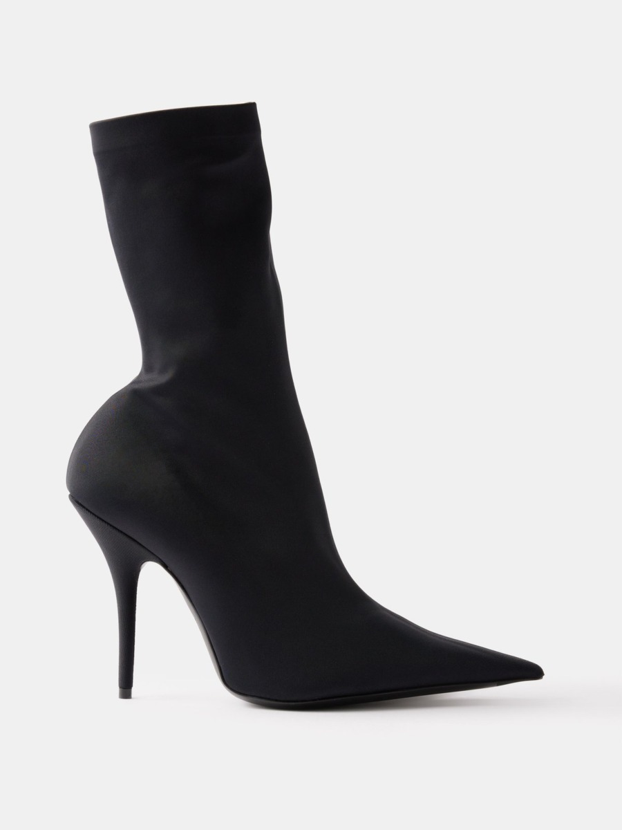Balenciaga - Black Lady Ankle Boots Matches Fashion GOOFASH