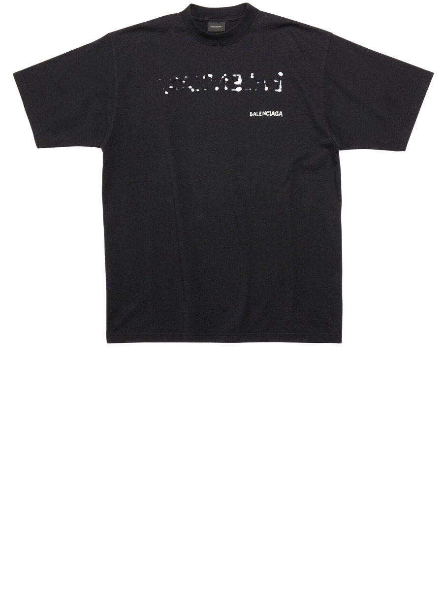Balenciaga - Black - Womens T-Shirt - Leam GOOFASH
