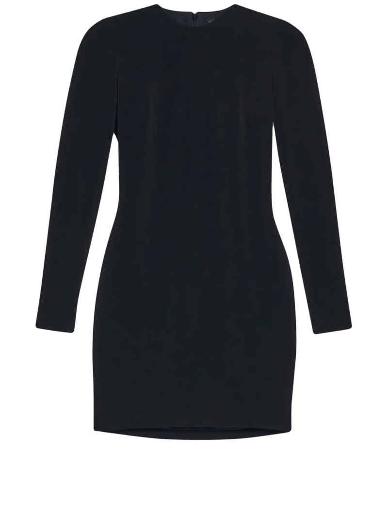 Balenciaga Mini Dress in Black at Leam GOOFASH