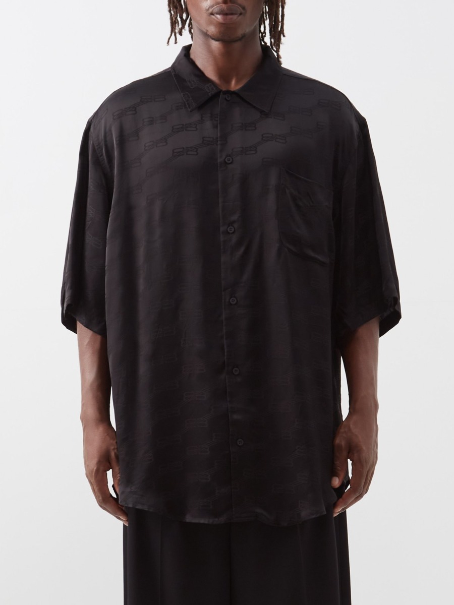 Balenciaga Shirt Black from Matches Fashion GOOFASH