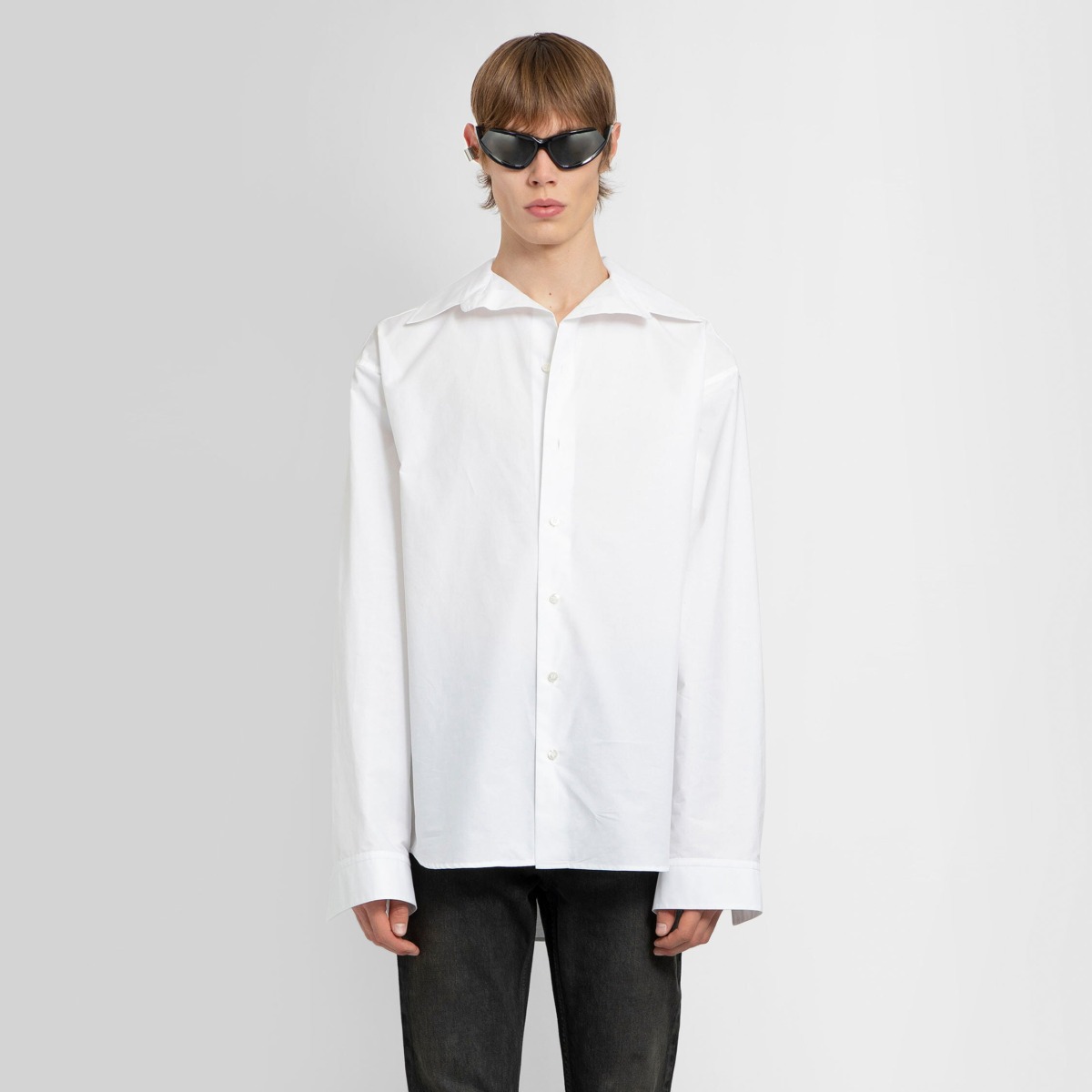 Balenciaga Shirt in White - Antonioli GOOFASH