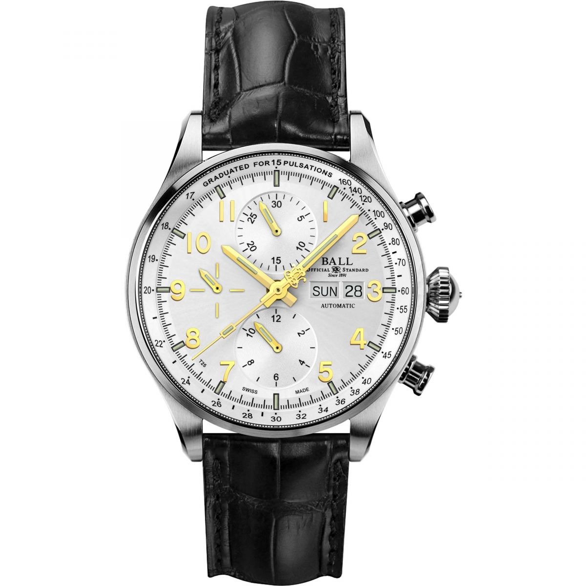 Ball - Chronograph Watch in Silver for Men at Watch Shop GOOFASH