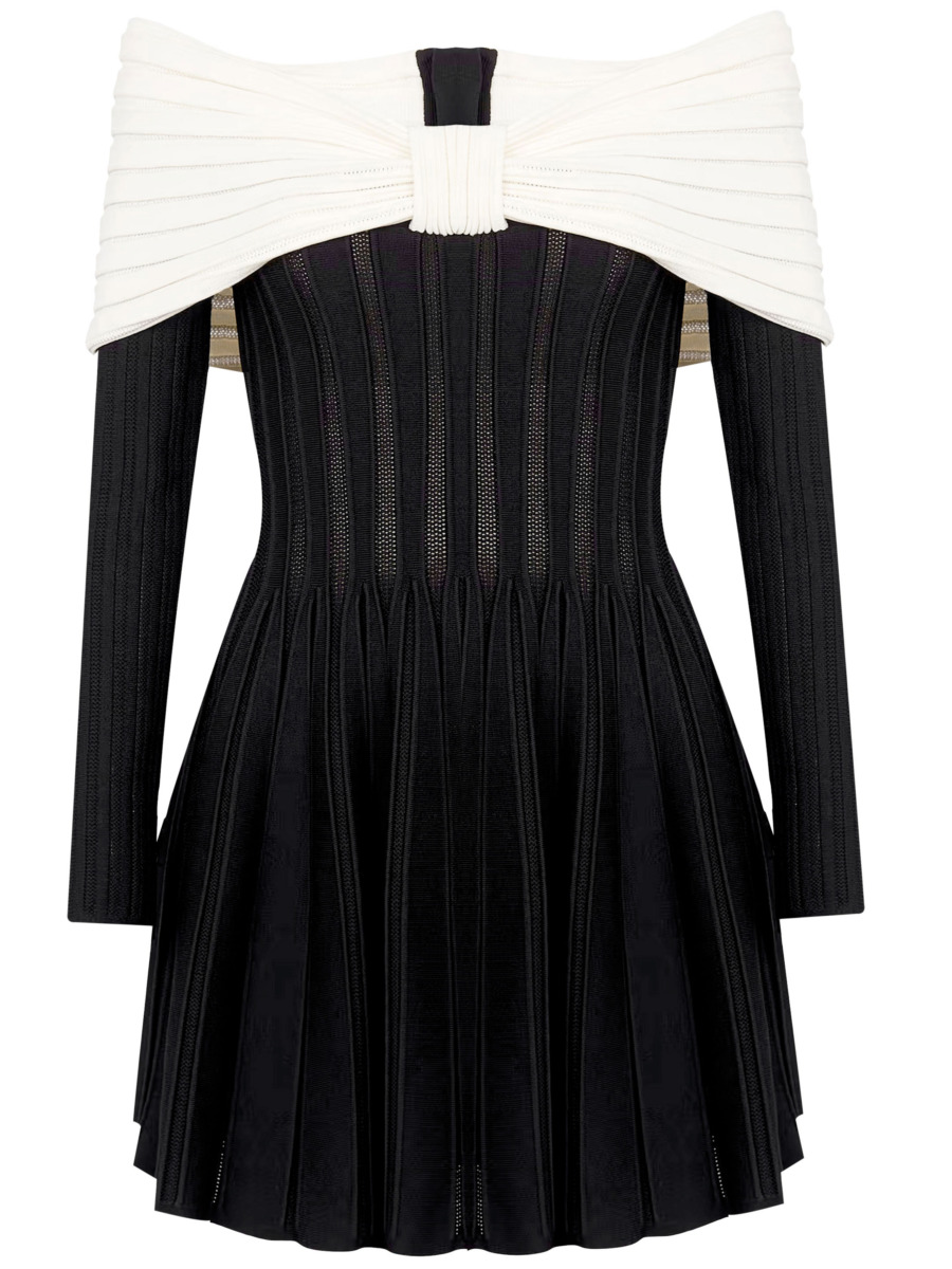 Balmain - Lady Dress in Black - Leam GOOFASH