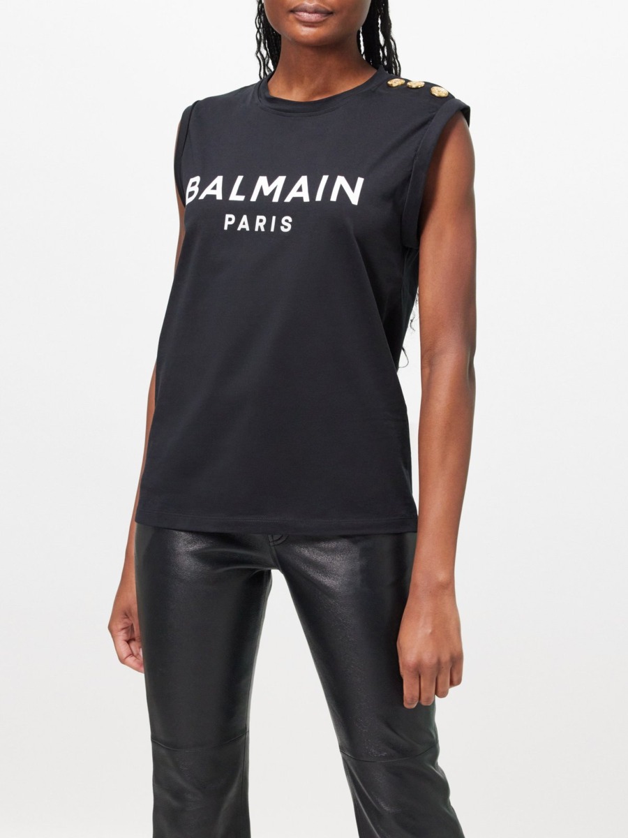 Balmain - Tank Top Multicolor - Matches Fashion Women GOOFASH