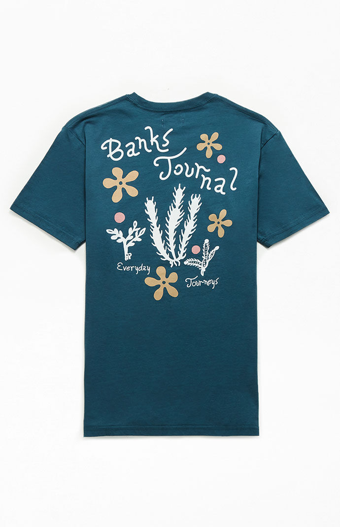 Banks Journal Gent Green T-Shirt at Pacsun GOOFASH