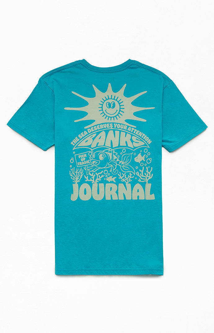 Banks Journal - T-Shirt Blue at Pacsun GOOFASH