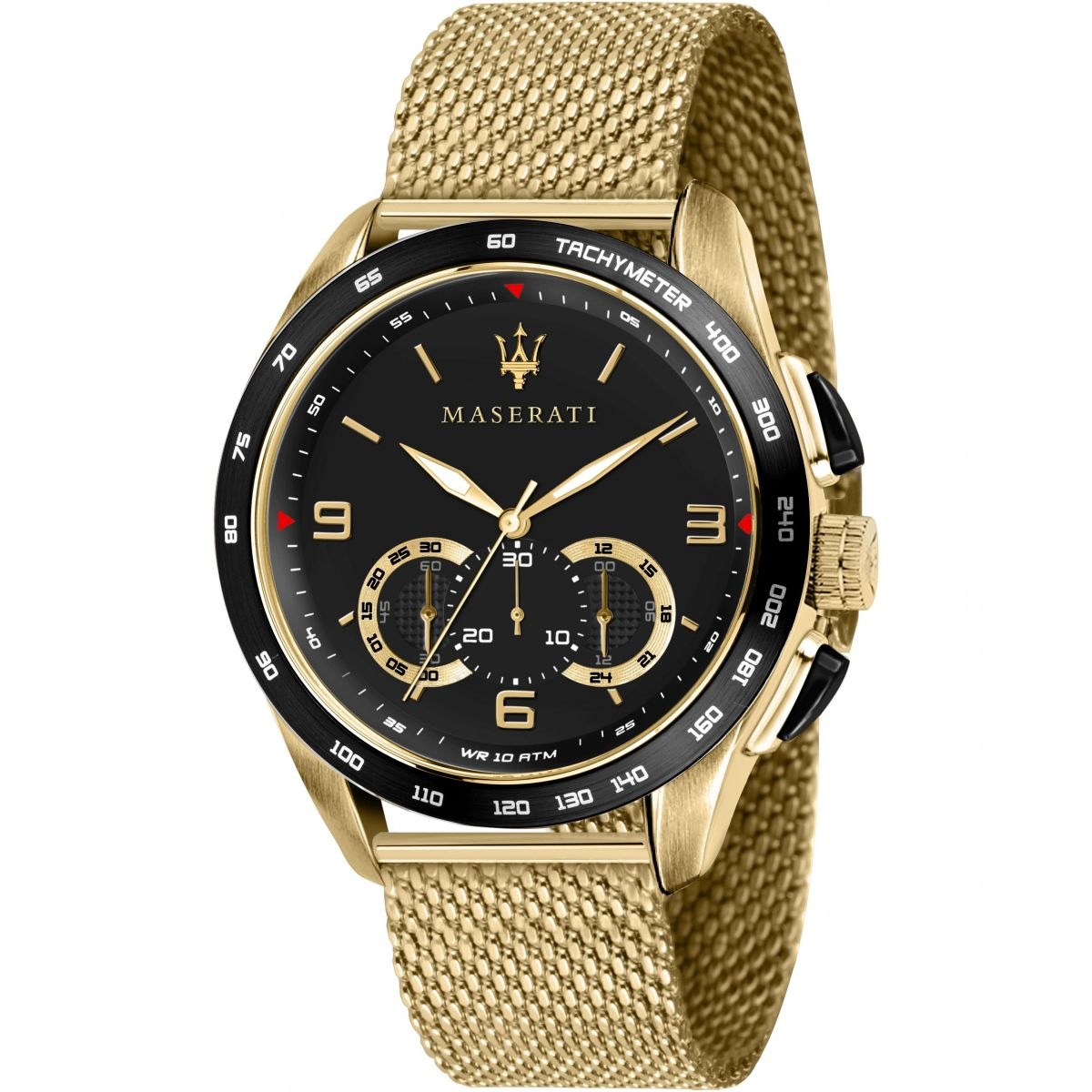Black Chronograph Watch - Maserati Man - Watch Shop GOOFASH