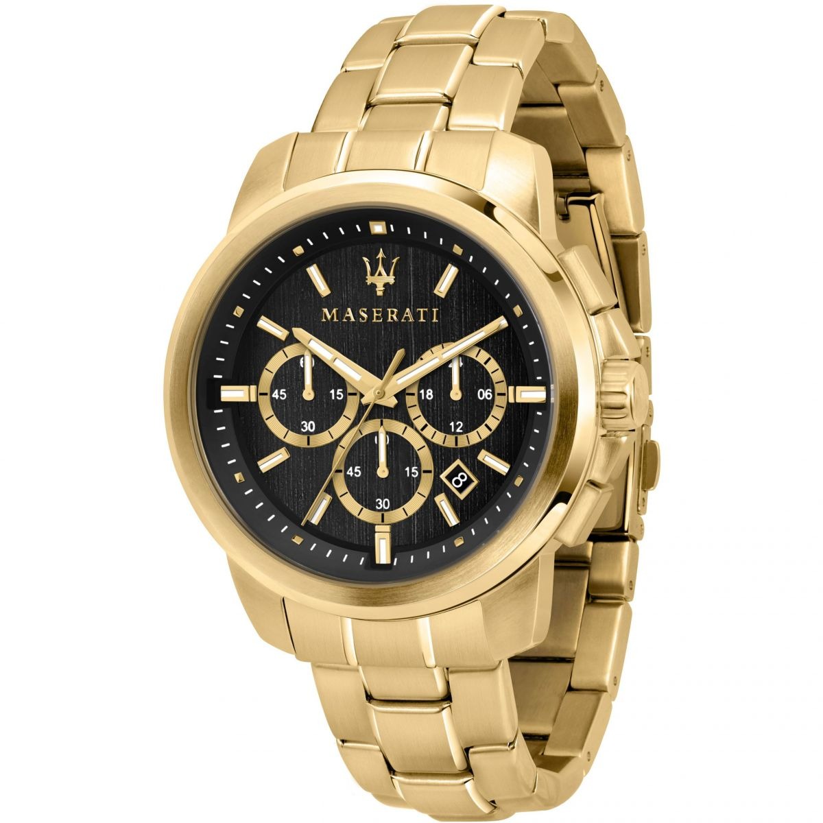 Black Chronograph Watch - Maserati Men - Watch Shop GOOFASH