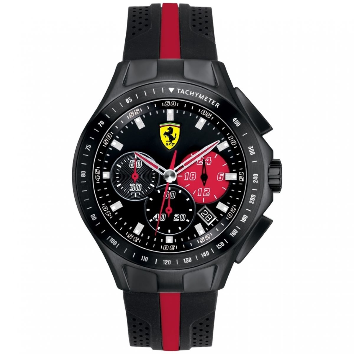 Black - Chronograph Watch - Scuderia Ferrari - Man - Watch Shop GOOFASH