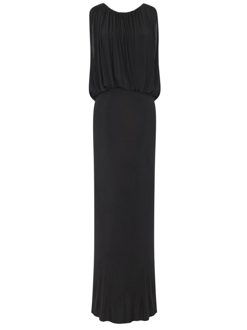 Black Dress Saint Laurent Women - Leam GOOFASH
