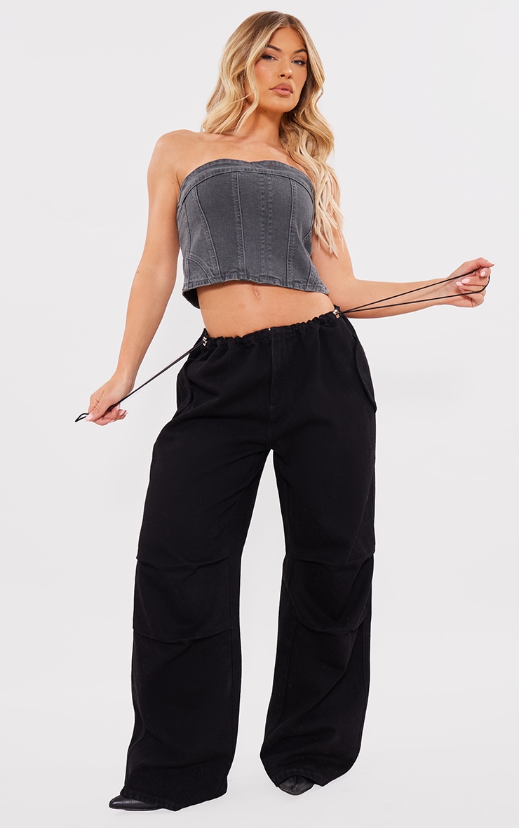 Black Jeans for Woman from PrettyLittleThing GOOFASH