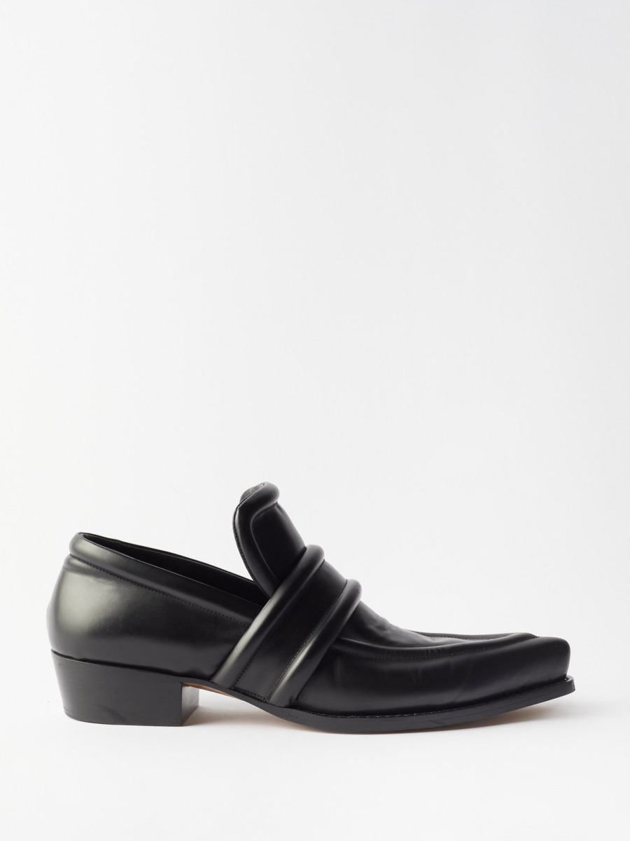 Black - Loafers - Bottega Veneta - Gents - Matches Fashion GOOFASH