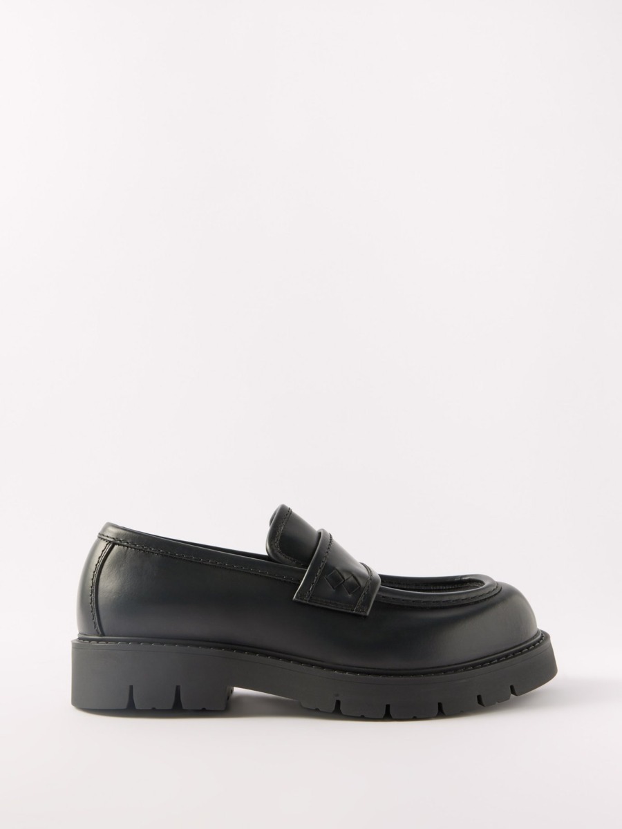 Black Loafers - Bottega Veneta - Man - Matches Fashion GOOFASH