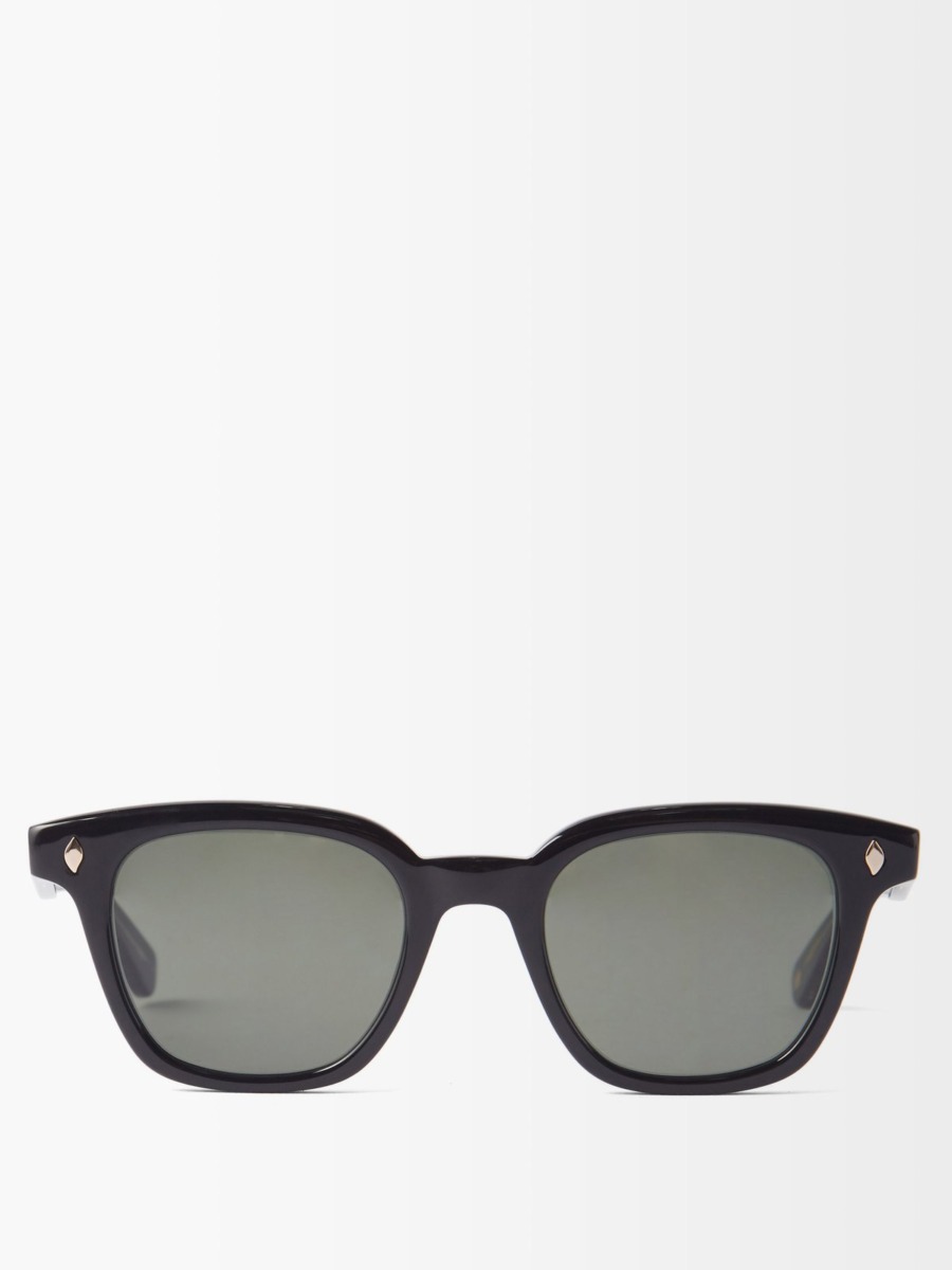 Black Sunglasses - Garrett Leight Gents - Matches Fashion GOOFASH
