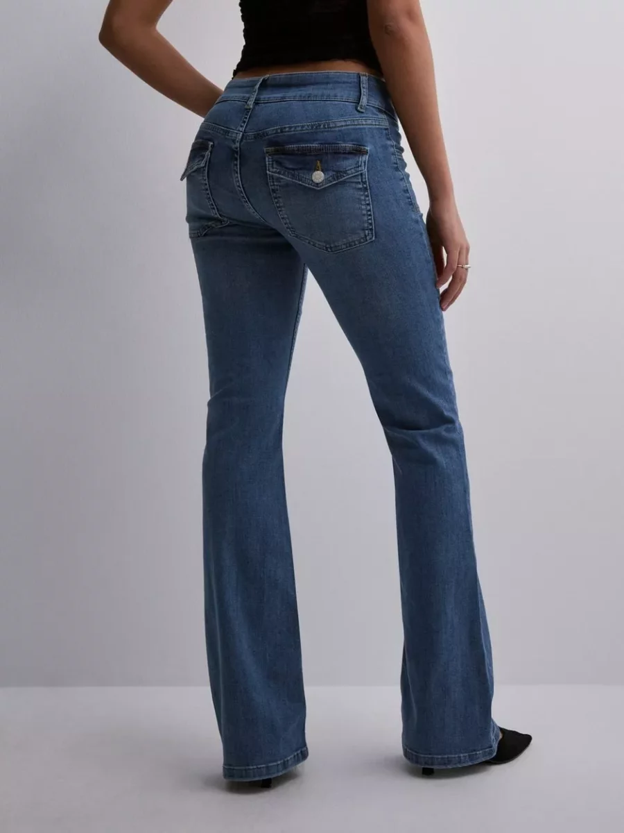 Blue Bootcut Jeans from Nelly GOOFASH
