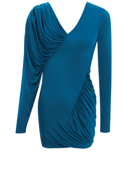 Blue Dress - Leam - Saint Laurent GOOFASH