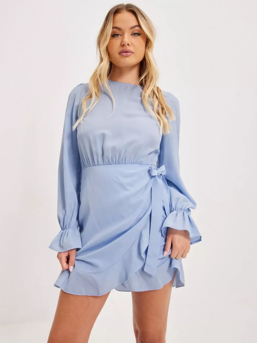 Blue Party Dress for Woman by Nelly GOOFASH
