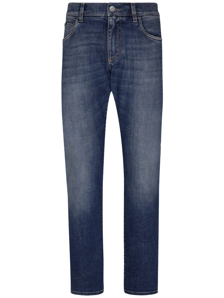 Blue Slim Jeans Leam - Dolce & Gabbana GOOFASH