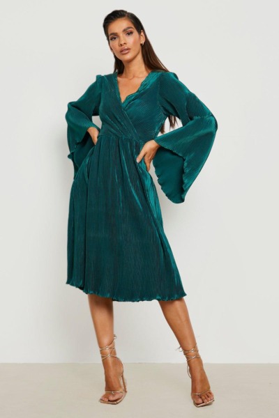 Boohoo - Green Womens Dress GOOFASH