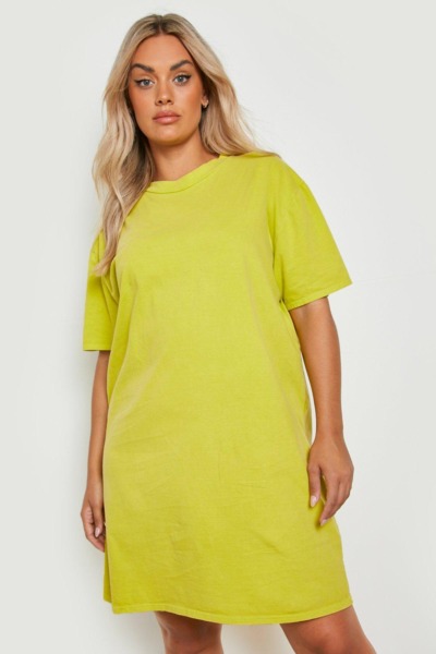 Boohoo Green Womens T-Shirt GOOFASH